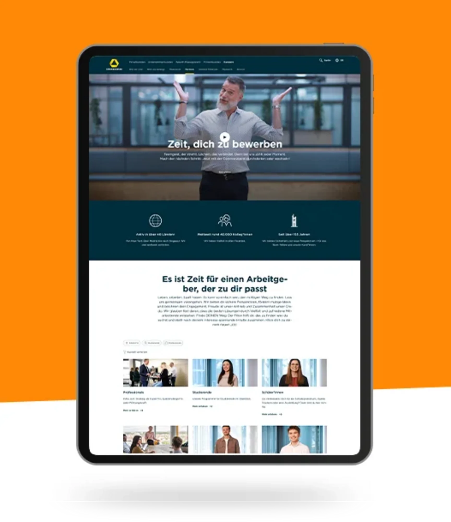 Commerzbank Karriereseite