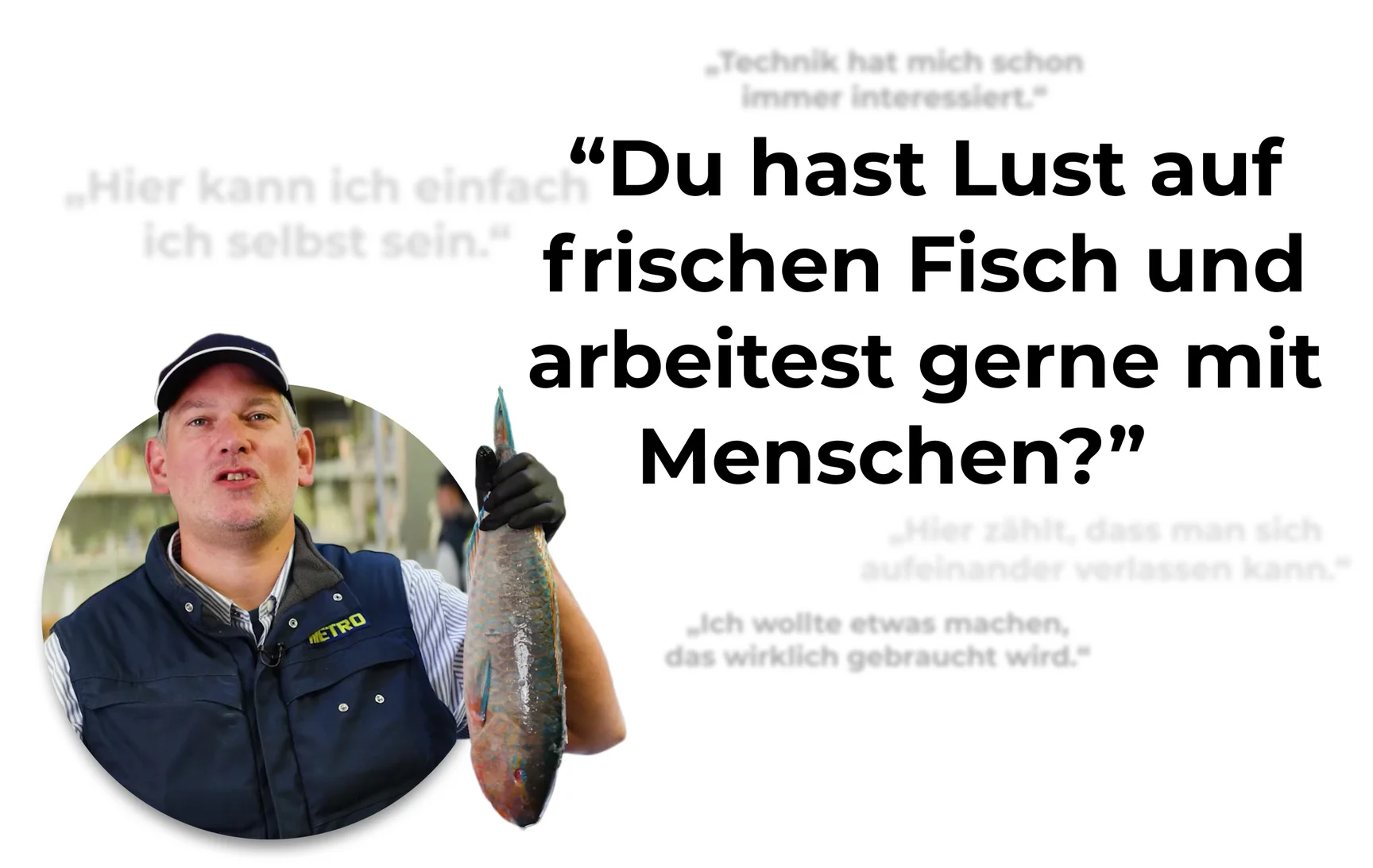 Mitarbeiterporträt mit persönlichem Recruiting-Zitat